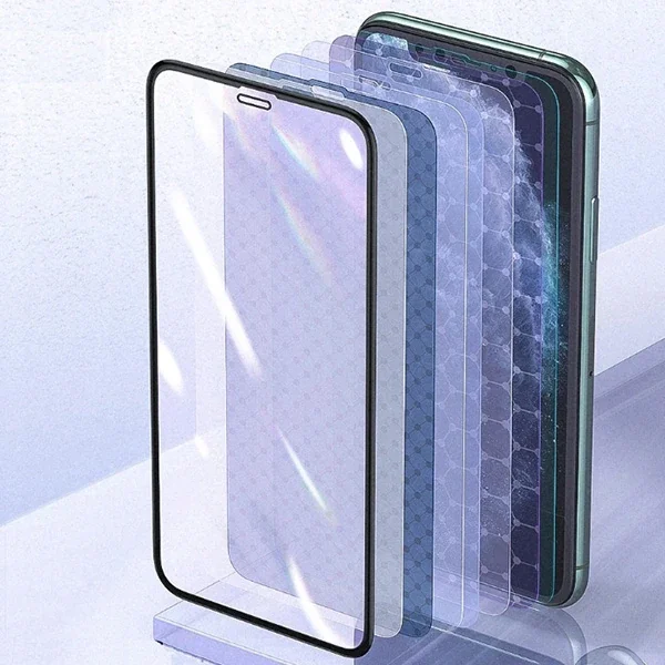 iPhone 11-XR 3D Anti Blue Ekran Koruyucu 0,25 mm – Göz Yormayan Temper Cam