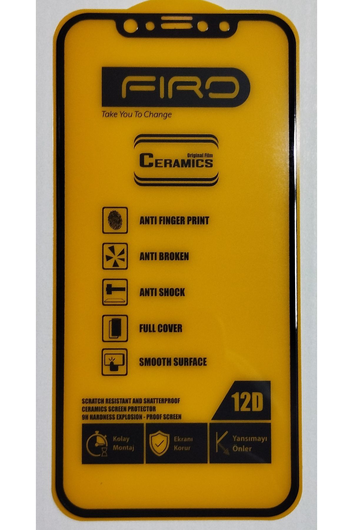 Iphone 11 / Xr Seramik Nano 12d Glass Film Son Teknoloji Esnek Ta