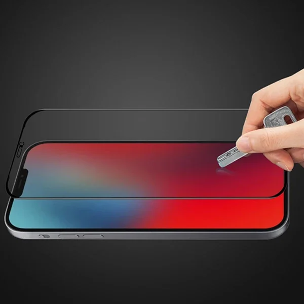 iPhone 12 / 12 Pro 6.1" 3D Privacy Gizlilik Camı - Anti-Spy Full Cover 9H