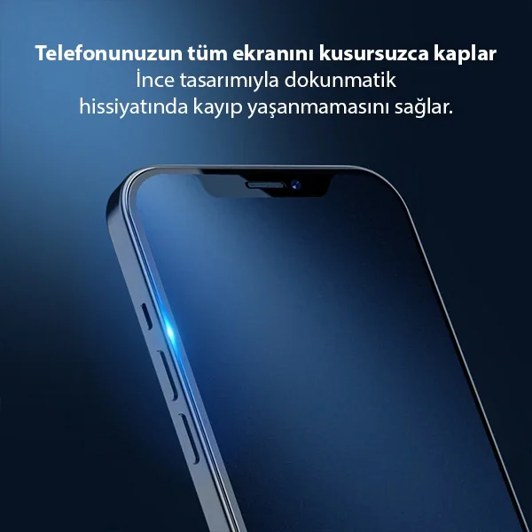 iPhone 12 & 12 Pro 6.1" 9D Tam Kaplayan Temper Cam Ekran Koruyucu – Kırılmaz, Çizilmez, Baloncuk Sızmadan Uygulanır