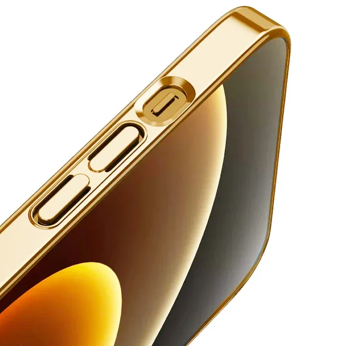 iPhone 12 / 12 Pro 6.1" MagSafe Uyumlu Renkli Kenarlı Silikon Kılıf - Sarılmaz & Kablosuz Şarjı Engellemez