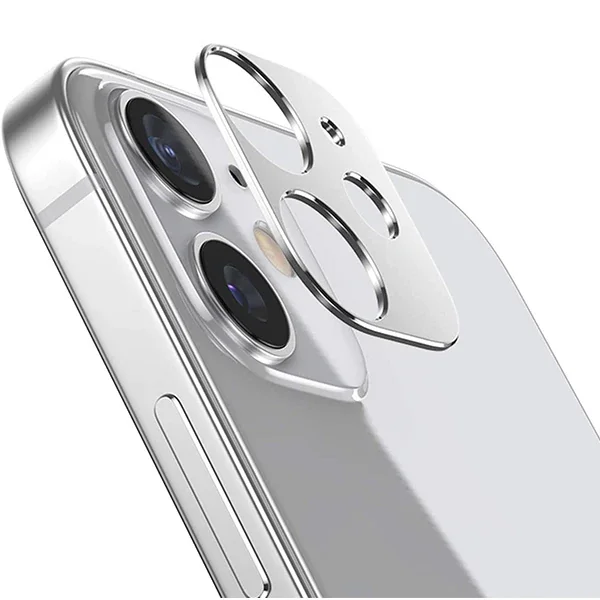 İPhone 12 3D Metal Kamera Koruyucu Metal Lens-1852