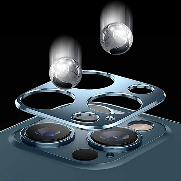 İPhone 12 3D Metal Kamera Koruyucu Metal Lens-1852