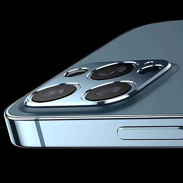 İPhone 12 3D Metal Kamera Koruyucu Metal Lens-1852