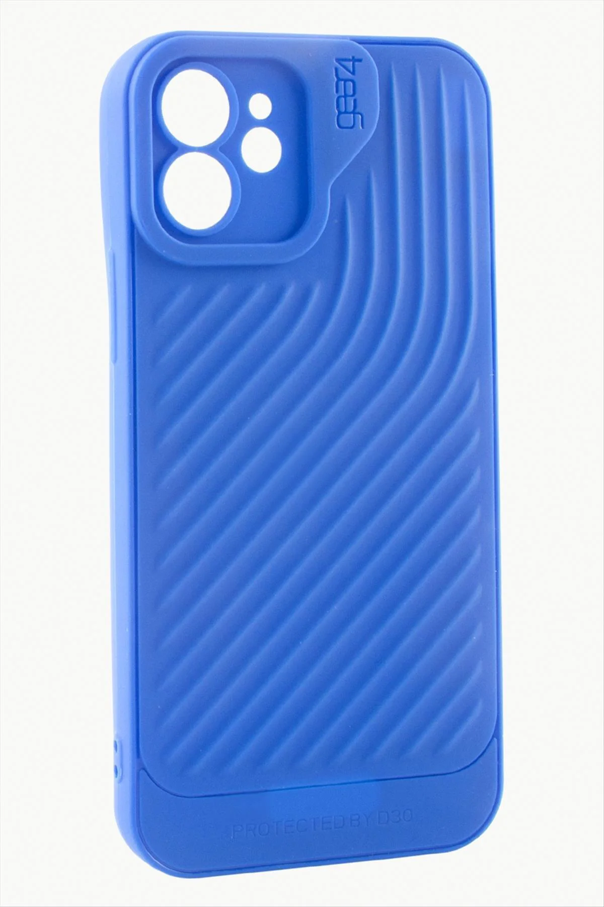 iPhone 12 6.1 Çizgili Lüx Gear Silikon Kılıf