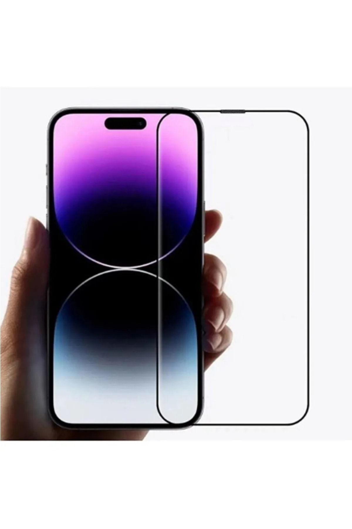 Iphone 12 Ekran Koruyucu Seramik Nano Esnek Tam Full Kaplayan Kır