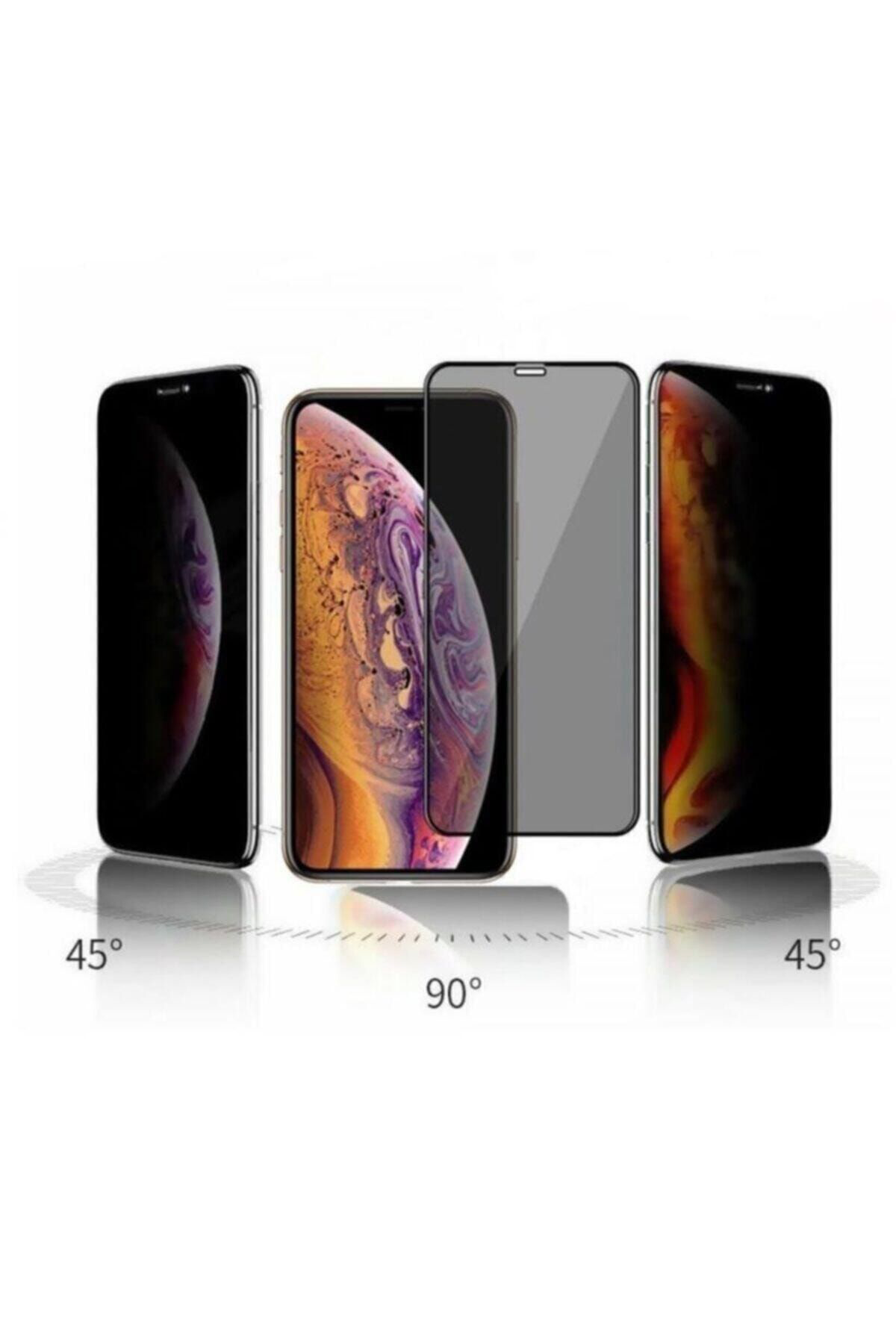 Iphone 12 Hayalet Tam Kaplayan Siyah Ekran Koruyucu