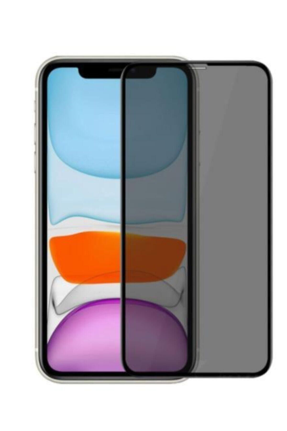 Iphone 12 Hayalet Tam Kaplayan Siyah Ekran Koruyucu
