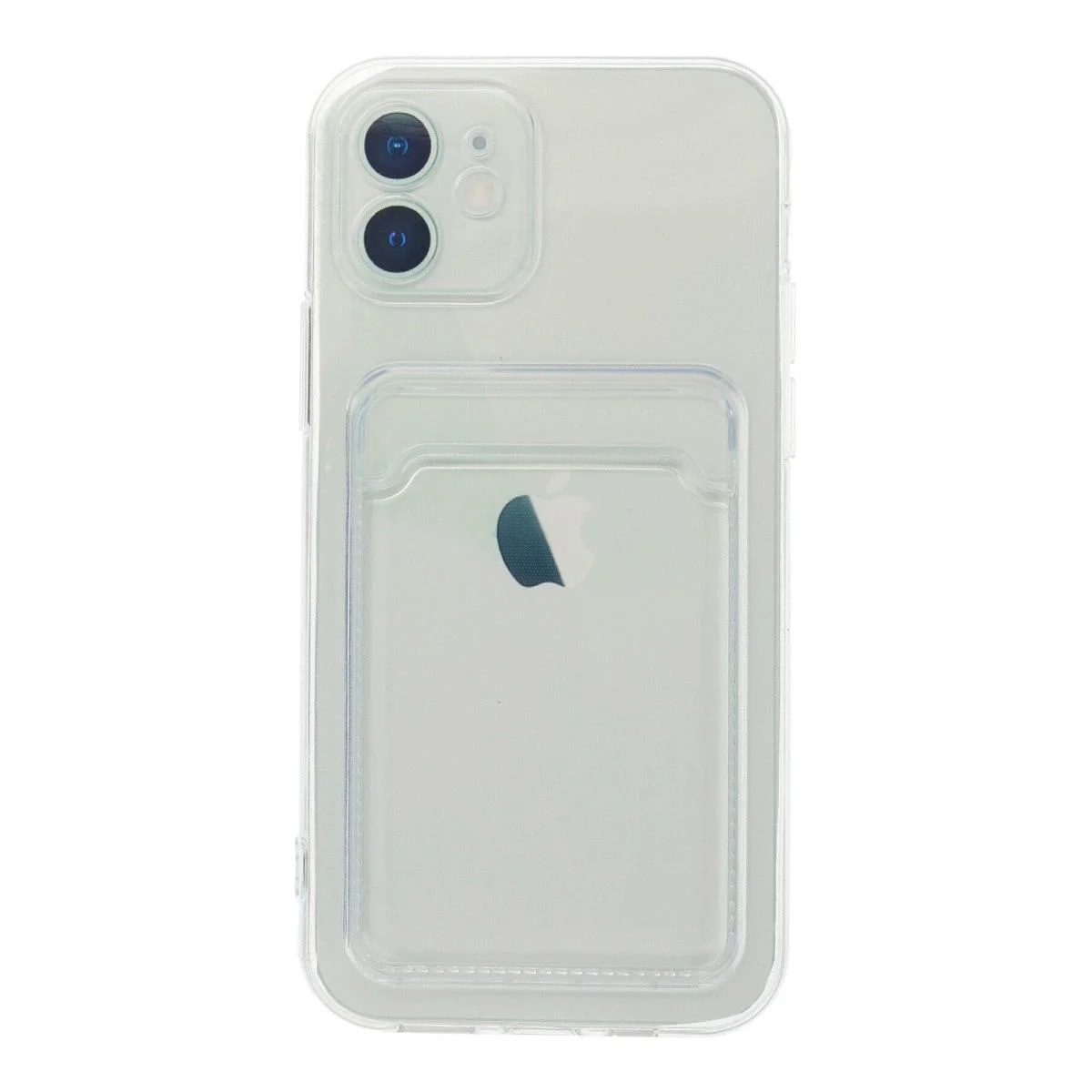 iPhone 12 ile Uyumlu Şeffaf Silikon Kılıf - Kart Bölmeli Şeffaf Koruma Fiyatı, Yorumları ve Özellikleri