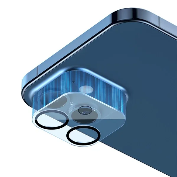 iPhone 12 Kamera Lens Koruyucu Cam 2’li Set - Full Kaplama 3D Ultra İnce