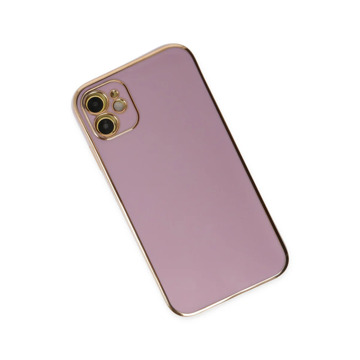 iPhone 12 Kılıf Volet Silikon - Mor | Şık ve Dayanıklı Koruma