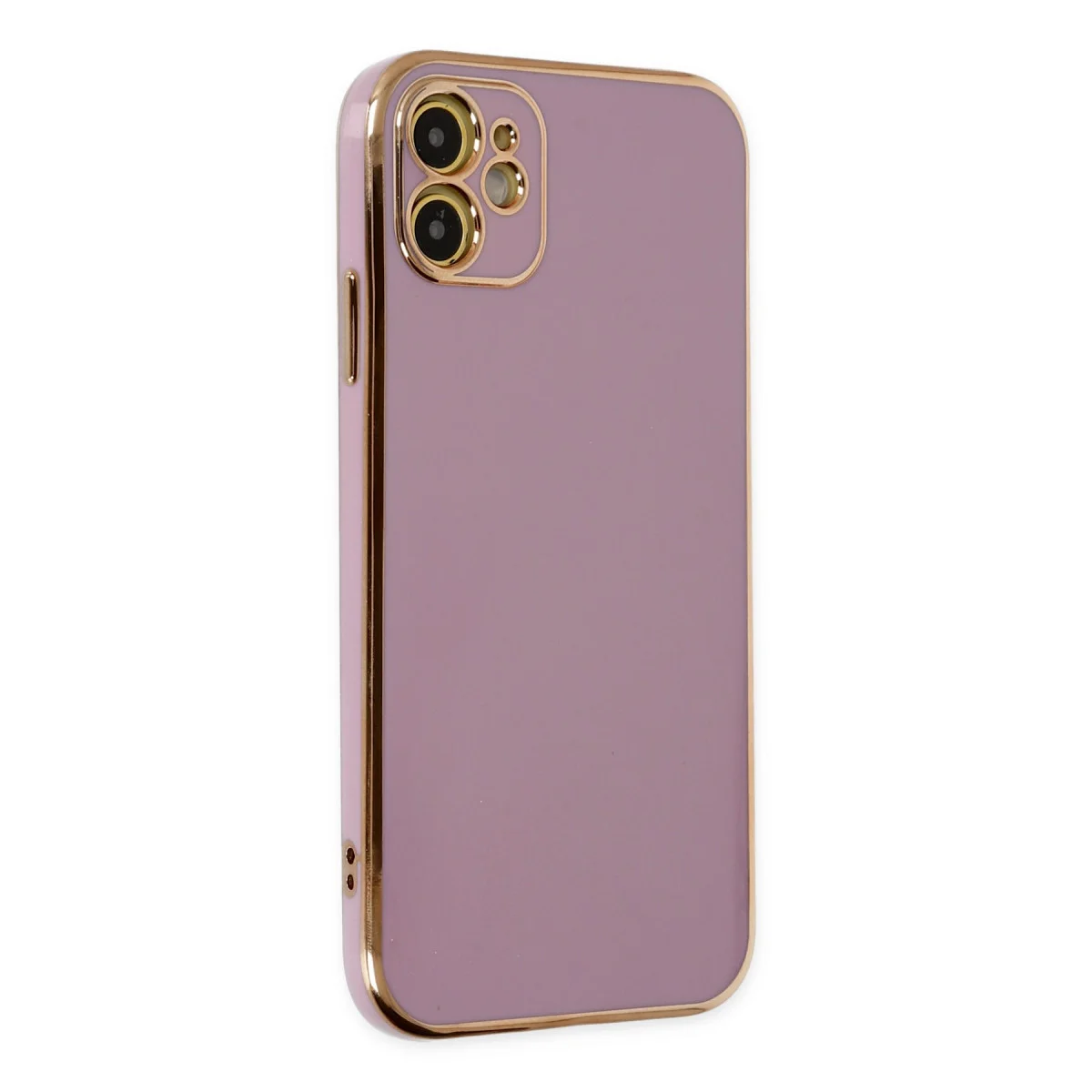iPhone 12 Kılıf Volet Silikon - Mor | Şık ve Dayanıklı Koruma