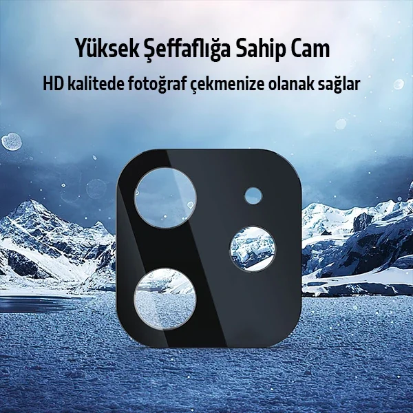 İPhone 12 Mini 2İN1 Full Glue Tempered Cam Ekran Koruyucu +Kamera Lens Set-1852 İPhone 12 Mini 2İN1 Full Glue Tempered Cam Ekran Koruyucu +Kamera Lens Set-1852