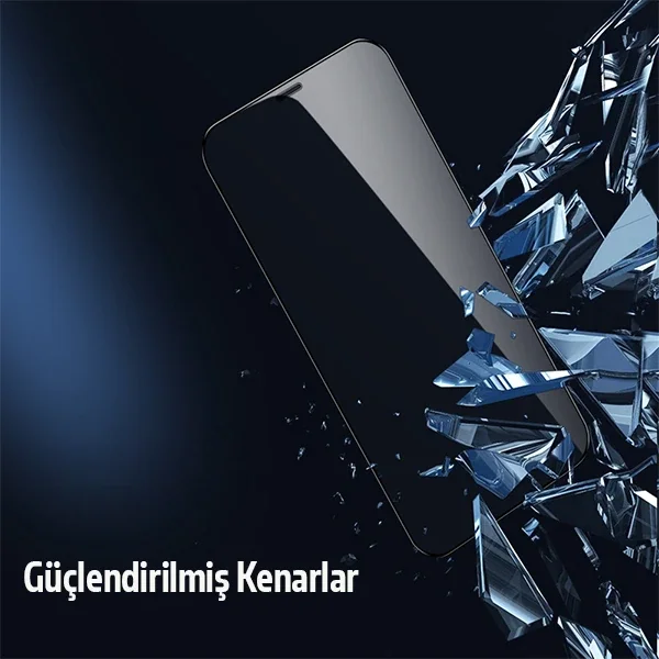 iPhone 12 Mini 2in1 Full Glue 9H Cam Ekran & Kamera Lens Koruyucu Seti - Çizilmez Temperli Cam