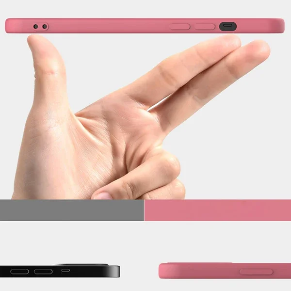 iPhone 12 Mini 5.4 Kadife Soft Silikon Kılıf – Darbeye Dayanıklı Antimikrobiyal Kaplama