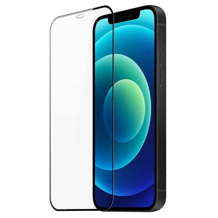 iPhone 12 Mini 5.4 Temperli Cam Ekran Koruyucusu 10D Full Kaplama 9H - Çizilmez Kırılmaz