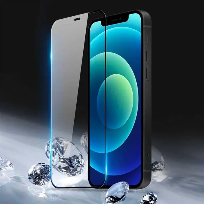 iPhone 12 Mini 5.4 Temperli Cam Ekran Koruyucusu 10D Full Kaplama 9H - Çizilmez Kırılmaz