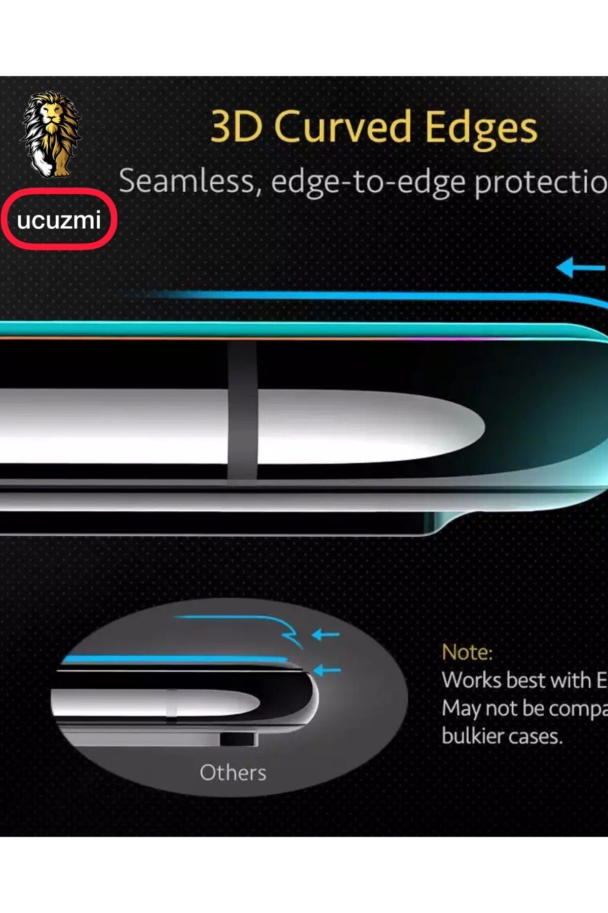 Iphone 12 Mini Hayalet Cam Kırılmaz Cam 5d 6d 7d V Pro Serisi Yan