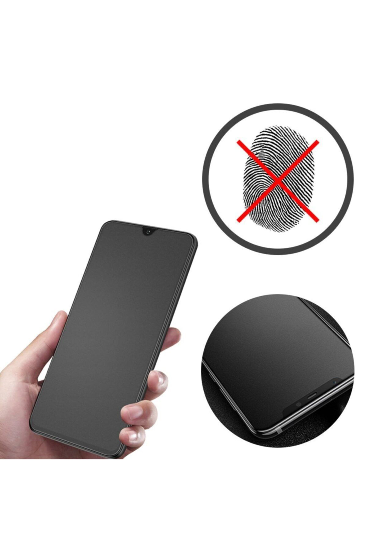 Iphone 12 Mini Uyumlu Mat Seramik Nano Parmak Izi Bırakmayan Full