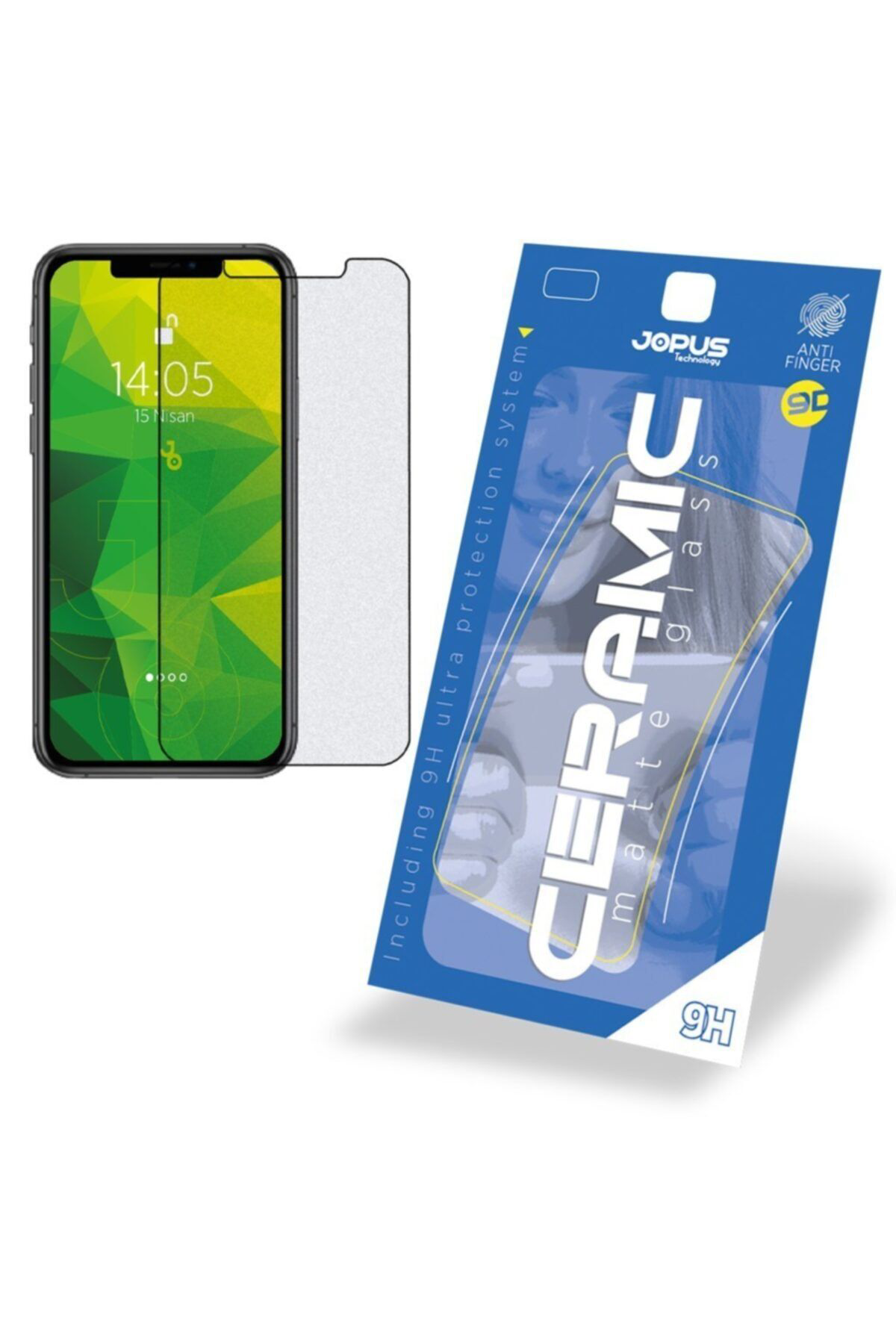Iphone 12 Mini Uyumlu Mat Seramik Nano Parmak Izi Bırakmayan Full