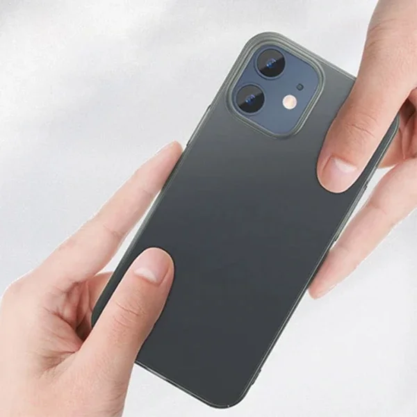 iPhone 12 Mini Kılıf 5.4" Şeffaf Mat PP Ultra İnce Koruyucu