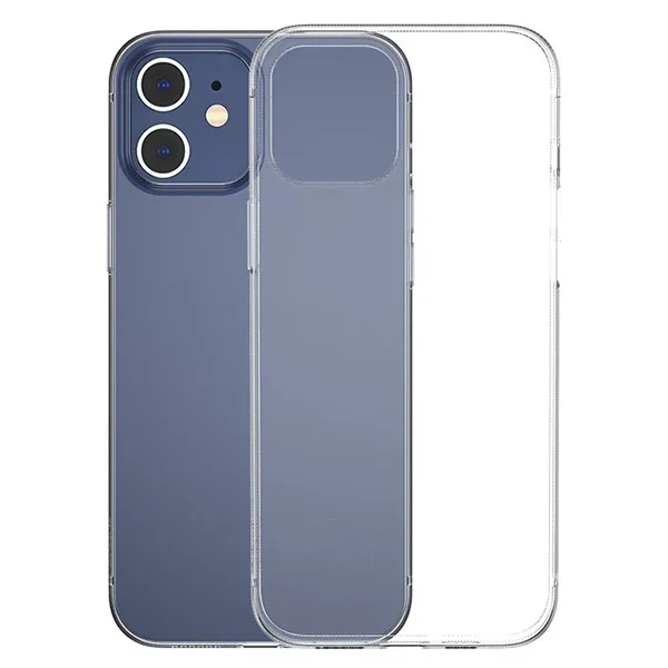 iPhone 12 Mini Kılıf 5.4" Şeffaf Silikon Darbeye Dayanıklı Koruyucu Kılıf