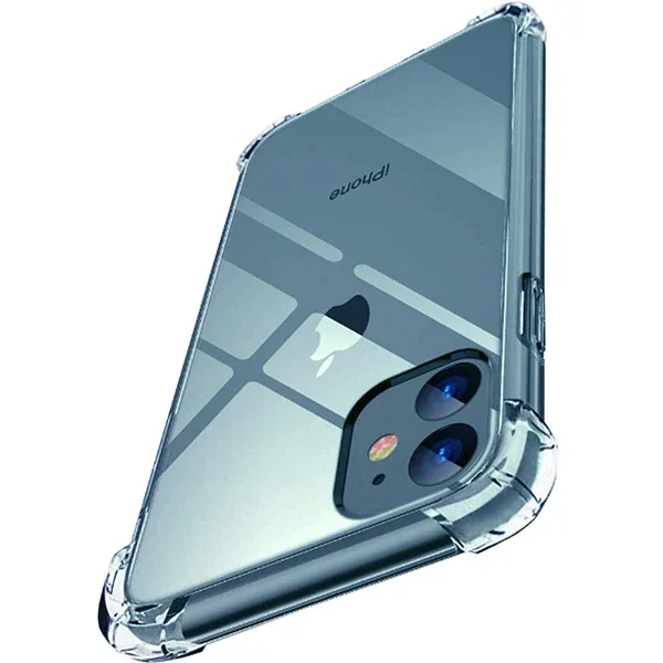 iPhone 12 Mini Kılıf 5.4" Anti-Drop Shockproof Şeffaf Silikon – Darbeye Dayanıklı Koruyucu