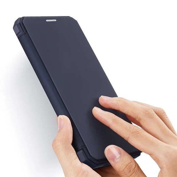 iPhone 12 Mini Manyetik Kapaklı Deri Kılıf - Kartlıklı Tam Koruma