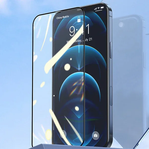iPhone 12 Mini Mavi Işık Önleyici Cam Ekran Koruyucu 2’li Set
