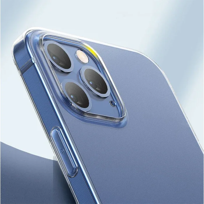 iPhone 12 Pro 6.1 Şeffaf Silikon Kılıf - Çizilmeye Karşı Dayanıklı Ince Tasarım