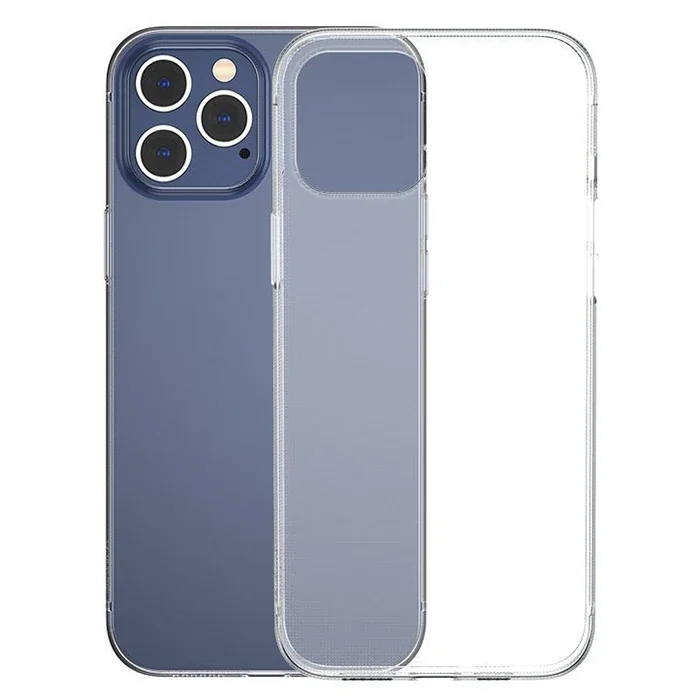 iPhone 12 Pro 6.1 Şeffaf Silikon Kılıf - Çizilmeye Karşı Dayanıklı Ince Tasarım