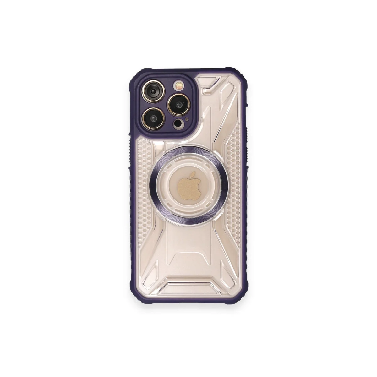 iPhone 12 Pro Derin Mor Kılıf - Prag Magneticsafe & Kablosuz Şarj Uyumlu