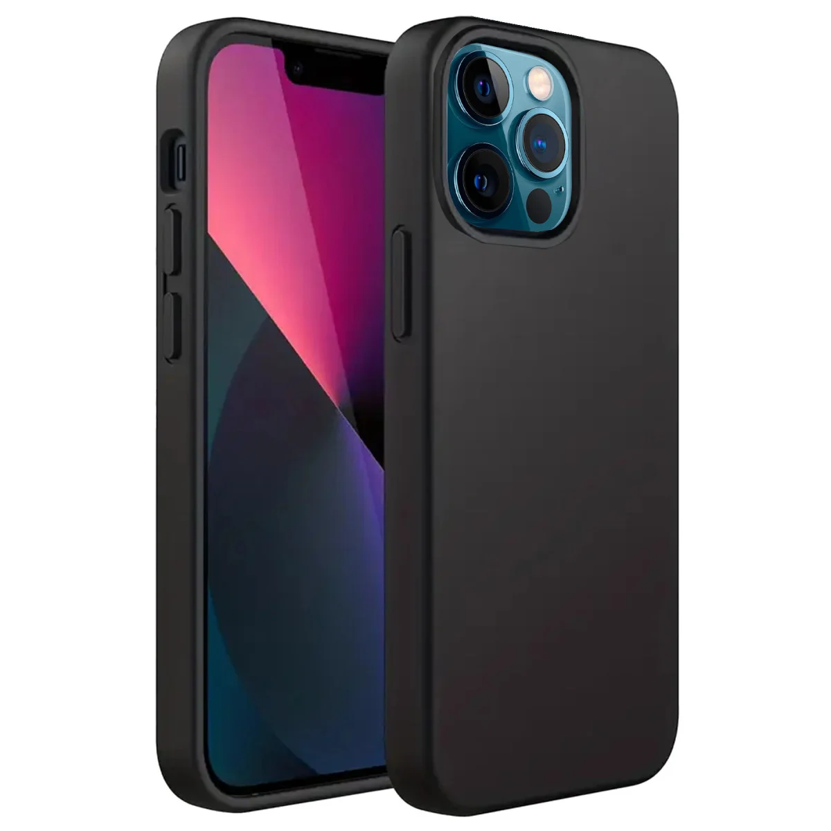 iPhone 12 Pro First Serisi Silikon Kılıf - Siyah