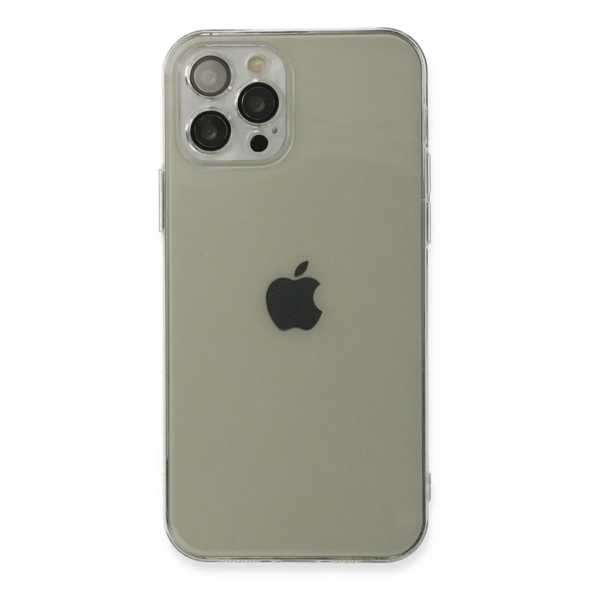 iPhone 12 Pro Fly Lens Silikon Kılıf - Şeffaf, Ultra İnce ve Estetik Koruma