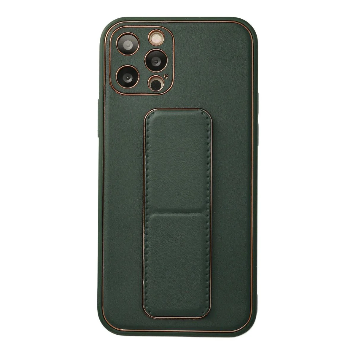 iPhone 12 Pro ile Uyumlu Coco Deri Standlı Kapak Kılıf - Yeşil iPhone 12 Pro ile Uyumlu Coco Deri Standlı Kapak Kılıf - Yeşil