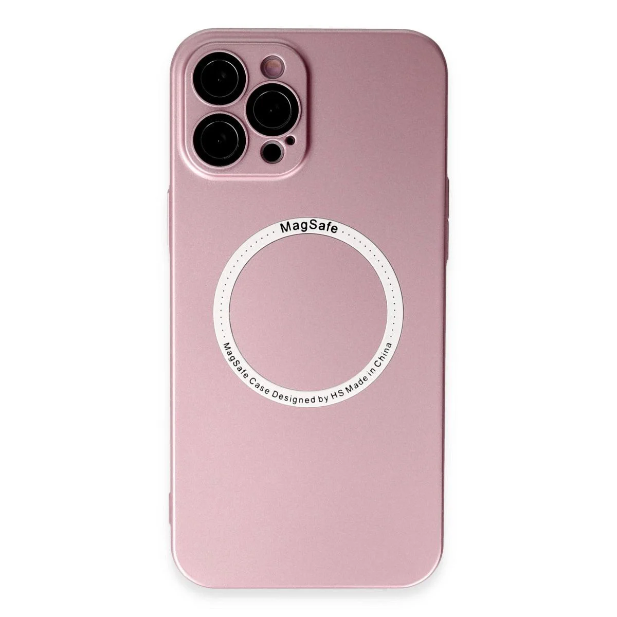 iPhone 12 Pro ile Uyumlu Magneticsafe Lens Silikon Kılıf - Rose Gold | Magsafe Destekli Tam Koruma Fiyatı, Yorumları ve Özellikleri