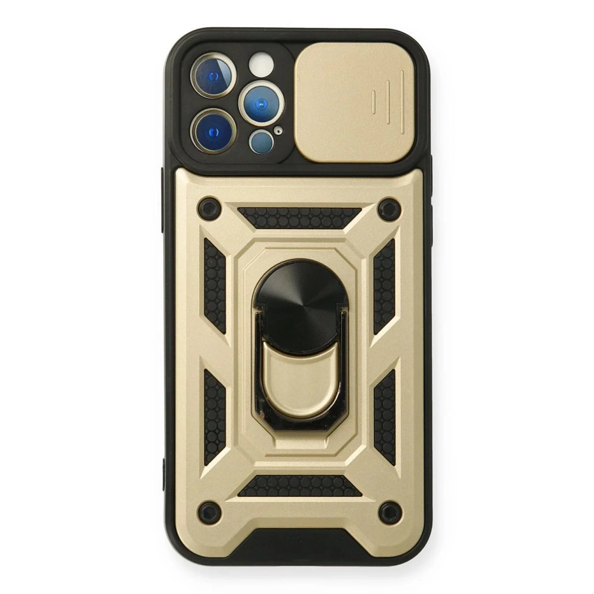 iPhone 12 Pro ile Uyumlu Lens Yüzüklü Silikon Kılıf - Gold Fiyatı, Yorumları ve Özellikleri