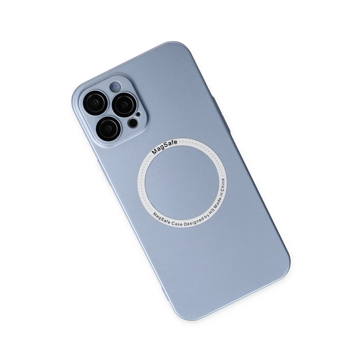 iPhone 12 Pro Kılıf - Jack Magneticsafe Lens Silikon | Sierra Blue