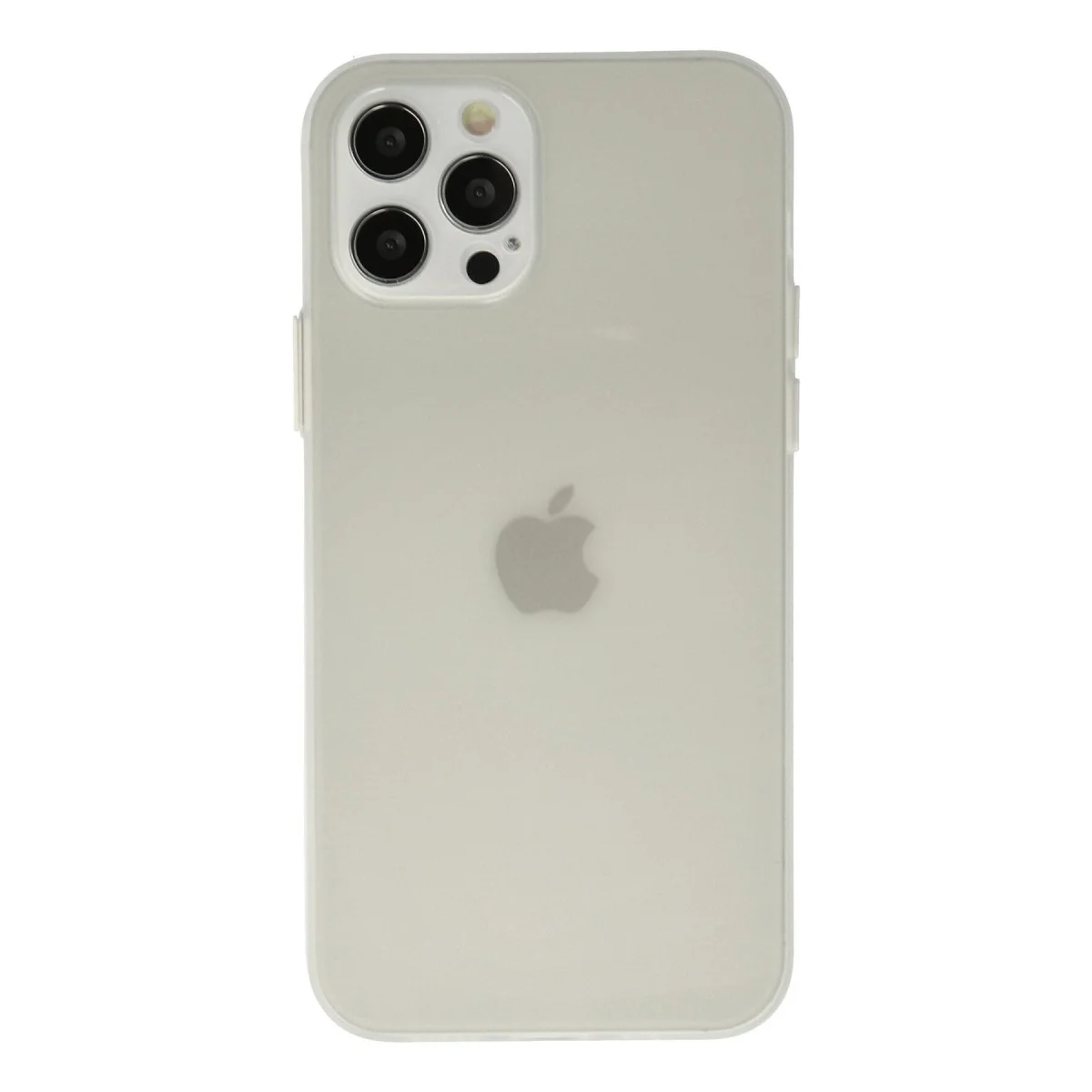 iPhone 12 Pro Kılıf - Puma Silikon Mat Şeffaf ve Kamera Korumalı