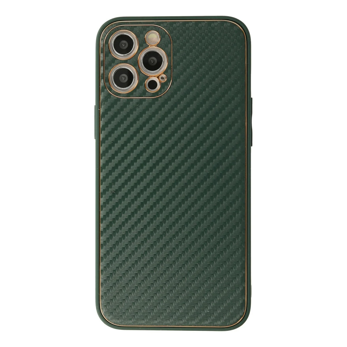 iPhone 12 Pro Kılıf Coco Karbon Silikon - Yeşil
