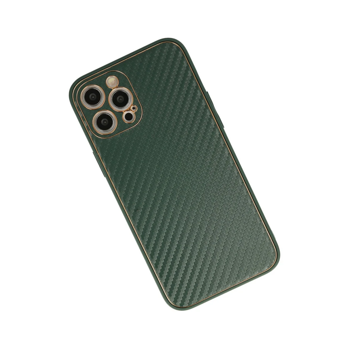 iPhone 12 Pro Kılıf Coco Karbon Silikon - Yeşil