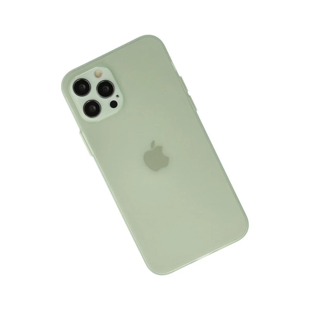iPhone 12 Pro Kılıf Puma Silikon - Açık Yeşil - Ultra İnce & Kamera Korumalı