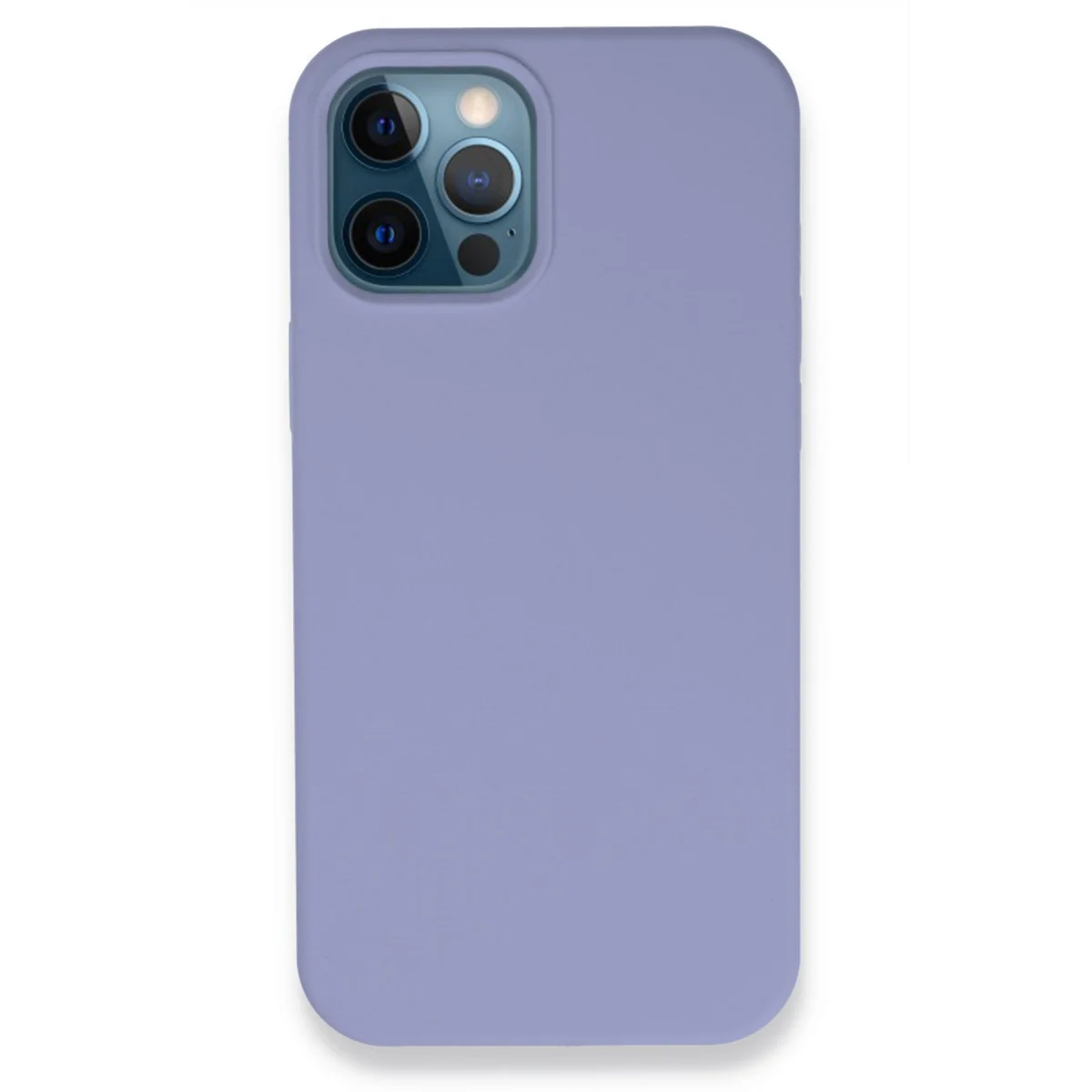 iPhone 12 Pro Lansman Legant Silikon Kılıf - Lila Elini Kaydırmaz Koruma