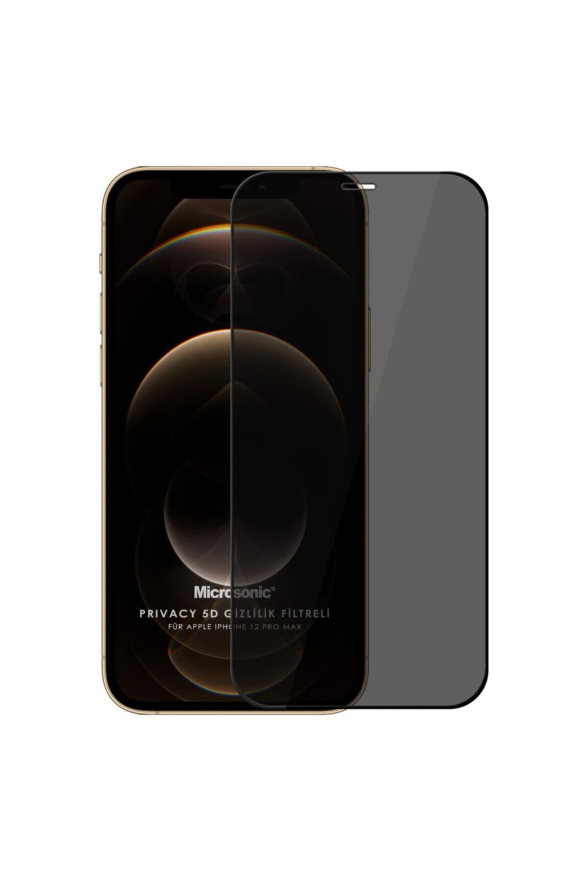 Iphone 12 Pro Max Siyah Gizlilik Filtreli Privacy Hayalet Ekran K