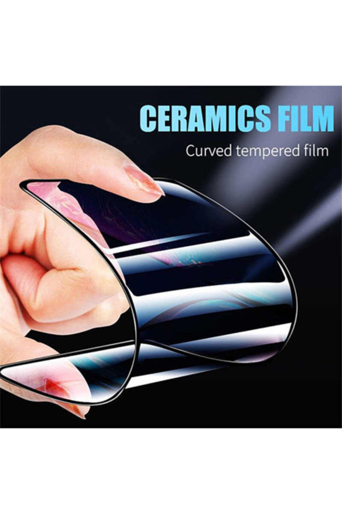 Iphone 12 pro max Siyah Tam Kaplayan 5d Mat Nano Kırılmaz Cam Uyu Iphone 12 pro max Siyah Tam Kaplayan 5d Mat Nano Kırılmaz Cam Uyu