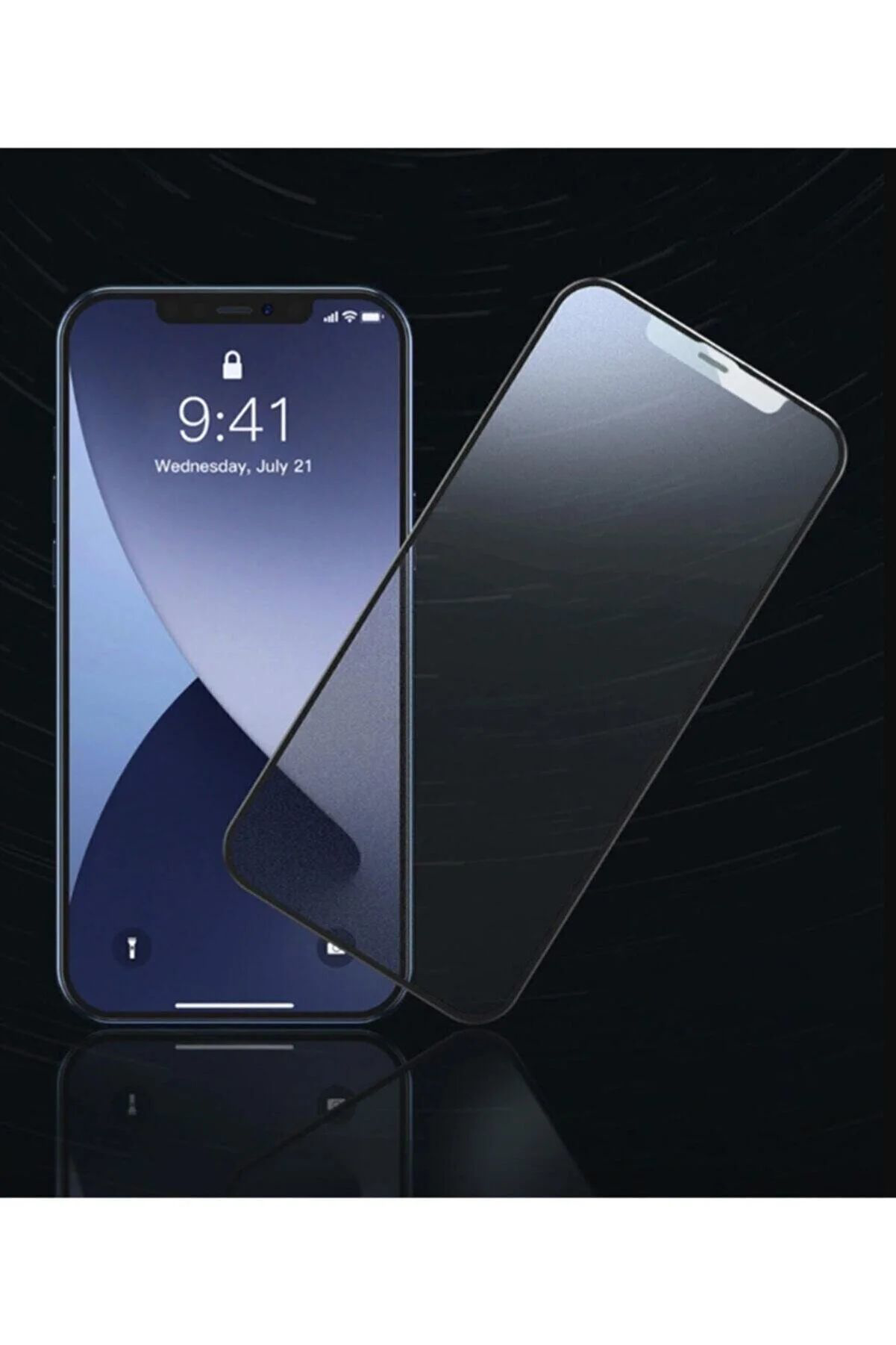Iphone 12 Pro Max Uyumlu 9d Tam Kaplayan Parmak Izi Bırakmayan Ek