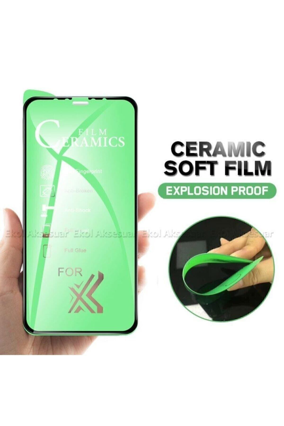 Iphone 12 Pro Max Ekran Koruyucu 9d Tam Kaplayan Seramik Kırılmaz