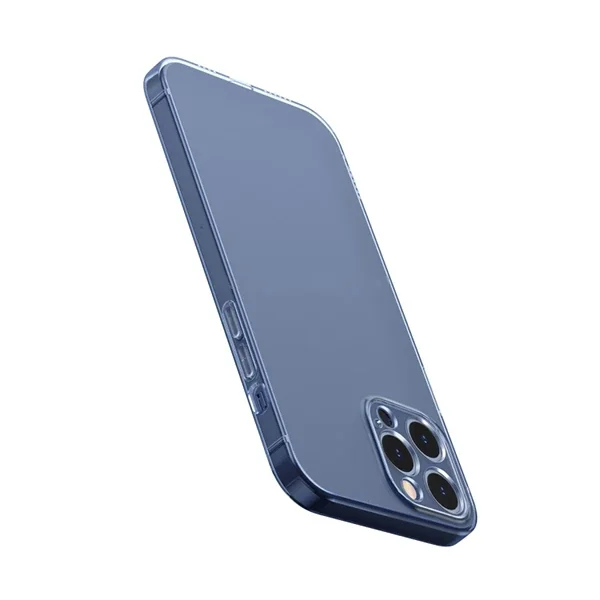 iPhone 12 Pro Max 6.7 Kılıf - Şeffaf Darbeye Dayanıklı Silikon Koruyucu