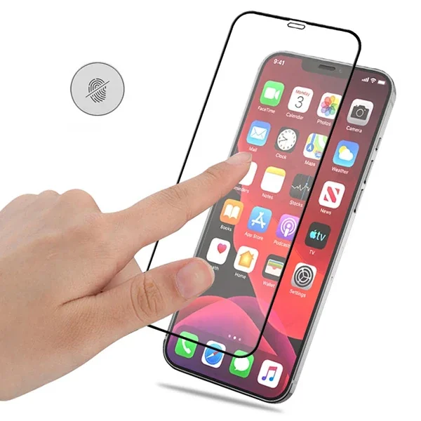 İPhone 12 Pro Max 6.7 Full Glue Tempered Cam Ekran Koruyucu Full Kaplama-1852 İPhone 12 Pro Max 6.7 Full Glue Tempered Cam Ekran Koruyucu Full Kaplama-1852