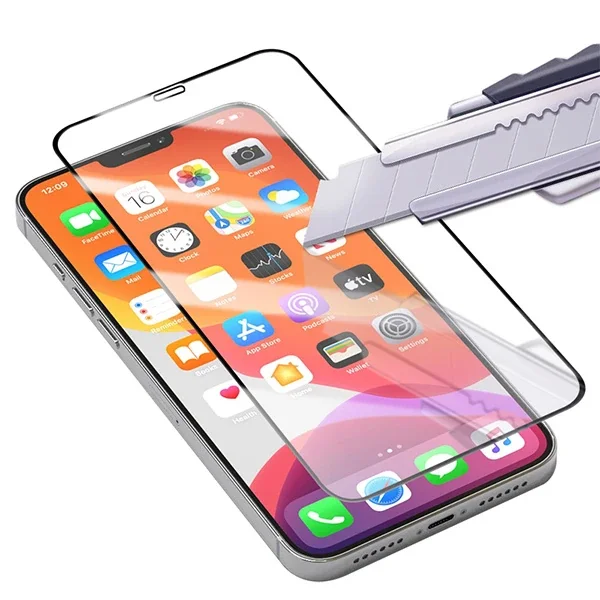 İPhone 12 Pro Max 6.7 Full Glue Tempered Cam Ekran Koruyucu Full Kaplama-1852 İPhone 12 Pro Max 6.7 Full Glue Tempered Cam Ekran Koruyucu Full Kaplama-1852